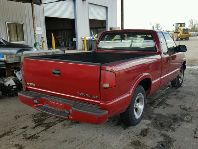 1GCCS19X238267045 - 2003 CHEVROLET S TRUCK S1 RED photo 4