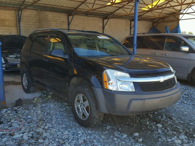 2CNDL23F856156883 - 2005 CHEVROLET EQUINOX LS BLACK photo 1