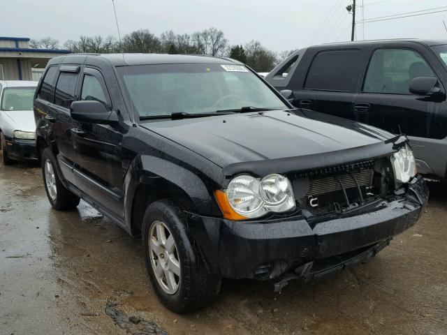 1J8GR48KX8C143493 - 2008 JEEP GRAND CHER BLACK photo 1