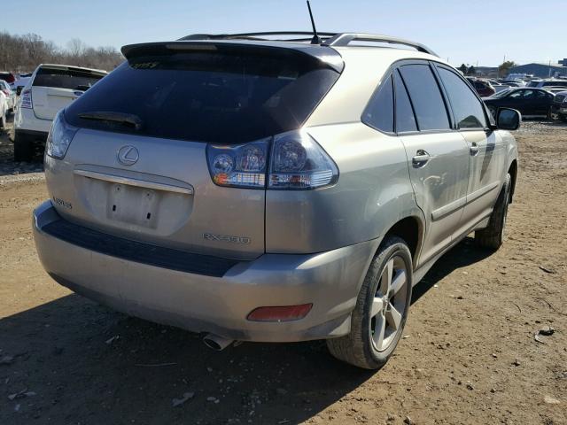 JTJHA31U640006195 - 2004 LEXUS RX 330 SILVER photo 4