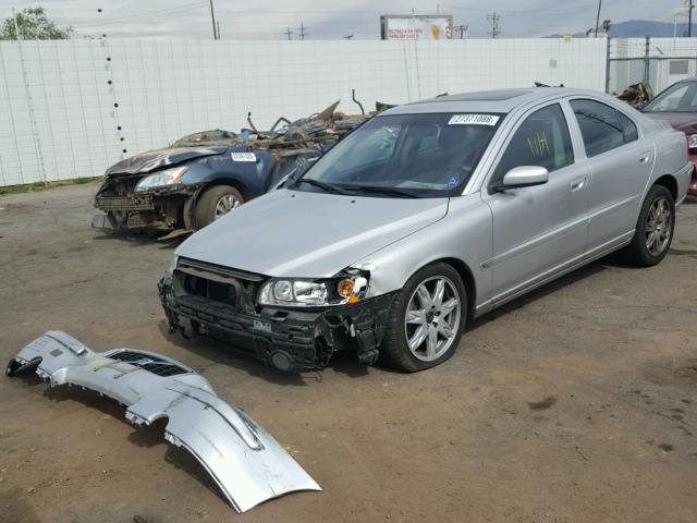 YV1RS592862500773 - 2006 VOLVO S60 2.5T SILVER photo 2