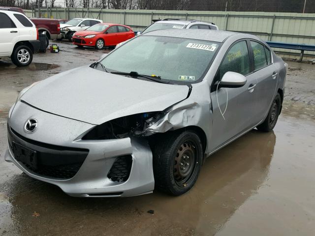 JM1BL1UG0C1538516 - 2012 MAZDA 3 I GRAY photo 2