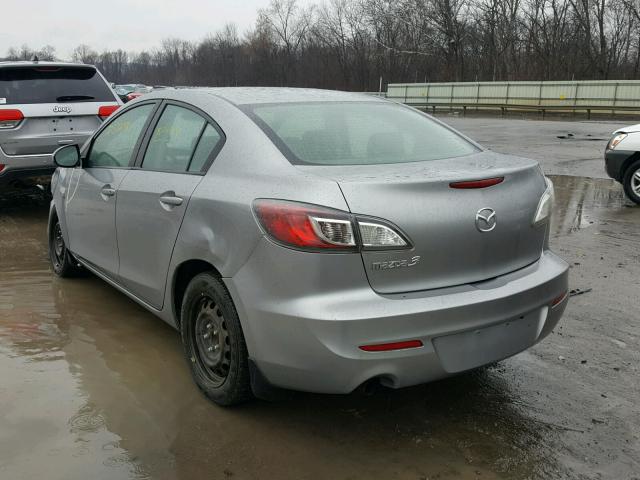 JM1BL1UG0C1538516 - 2012 MAZDA 3 I GRAY photo 3