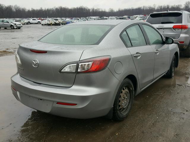 JM1BL1UG0C1538516 - 2012 MAZDA 3 I GRAY photo 4