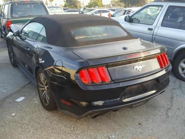 1FATP8UH0G5247254 - 2016 FORD MUSTANG BLACK photo 3