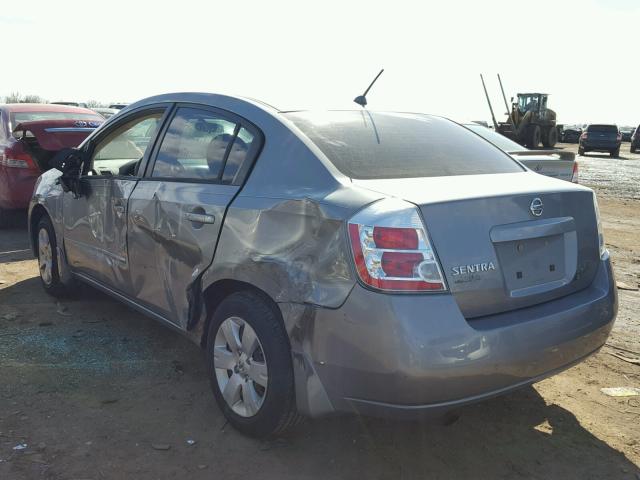 3N1AB61E18L652025 - 2008 NISSAN SENTRA 2.0 SILVER photo 3