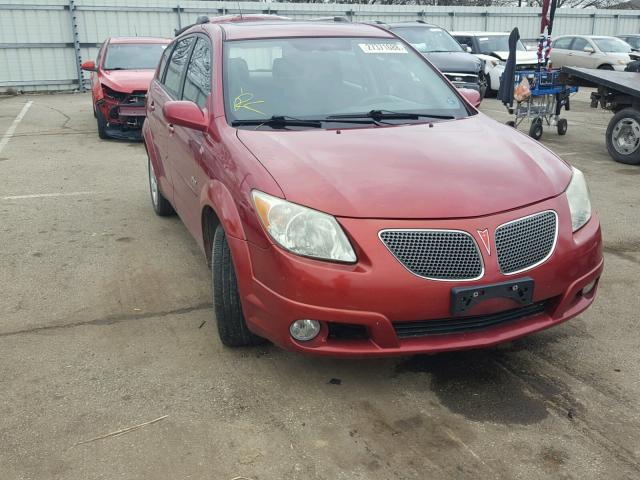 5Y2SL63825Z428000 - 2005 PONTIAC VIBE RED photo 1