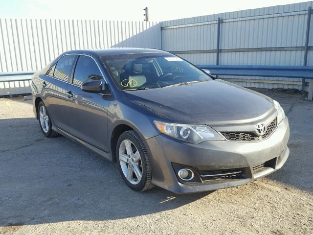 4T1BF1FK6DU206018 - 2013 TOYOTA CAMRY L CHARCOAL photo 1