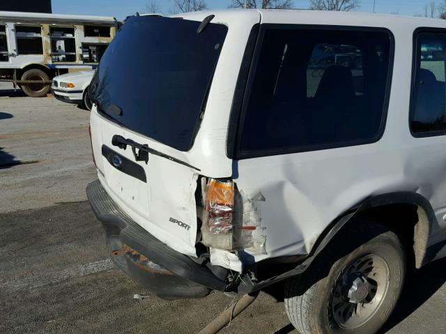 1FMYU22X3XUC52899 - 1999 FORD EXPLORER WHITE photo 9