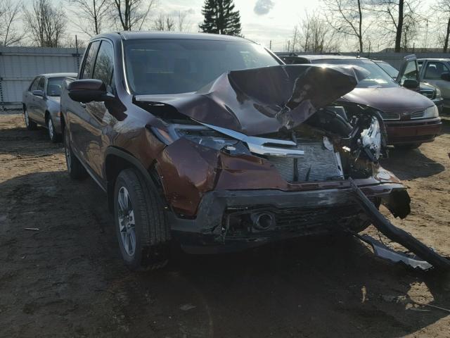 5FPYK3F53HB039008 - 2017 HONDA RIDGELINE MAROON photo 1