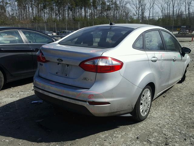 3FADP4AJXEM233518 - 2014 FORD FIESTA S SILVER photo 4