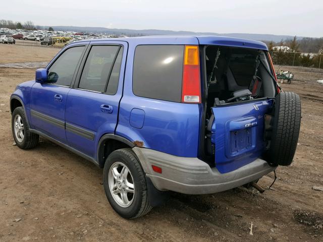 JHLRD1867YC027249 - 2000 HONDA CR-V EX BLUE photo 3