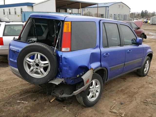 JHLRD1867YC027249 - 2000 HONDA CR-V EX BLUE photo 4