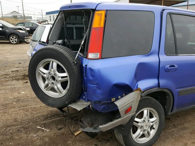 JHLRD1867YC027249 - 2000 HONDA CR-V EX BLUE photo 9