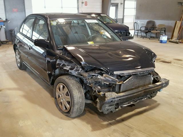 2HGES267X3H611672 - 2003 HONDA CIVIC EX შავი ფოტო 1