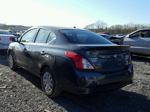 3N1CN7AP8GL842815 - 2016 NISSAN VERSA S BLUE photo 3