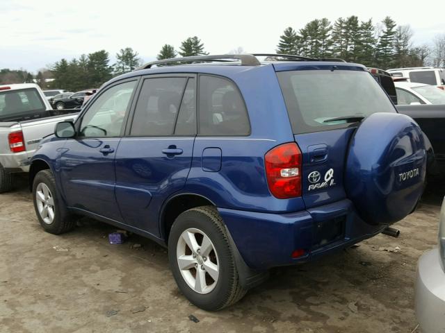 JTEGD20V240019046 - 2004 TOYOTA RAV4 BLUE photo 3