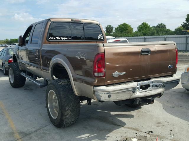 1FTWW31P66EC63241 - 2006 FORD F350 SRW S BROWN photo 3