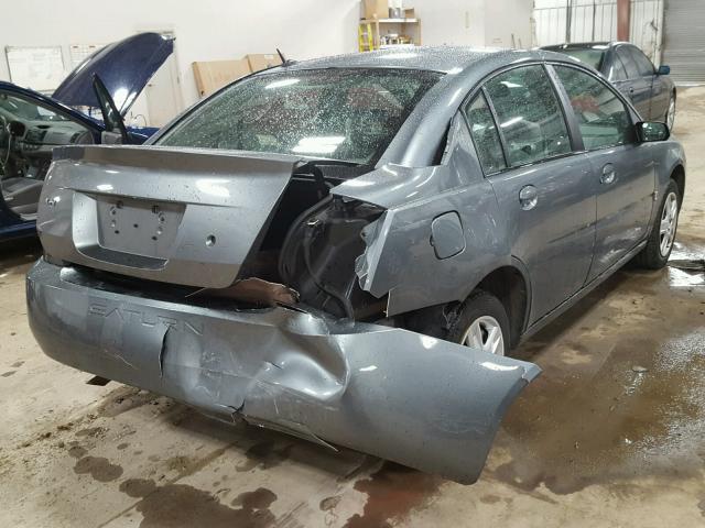 1G8AJ55F76Z185299 - 2006 SATURN ION LEVEL GRAY photo 4