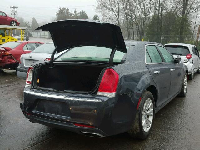 2C3CCAEG3FH859303 - 2015 CHRYSLER 300C GRAY photo 4