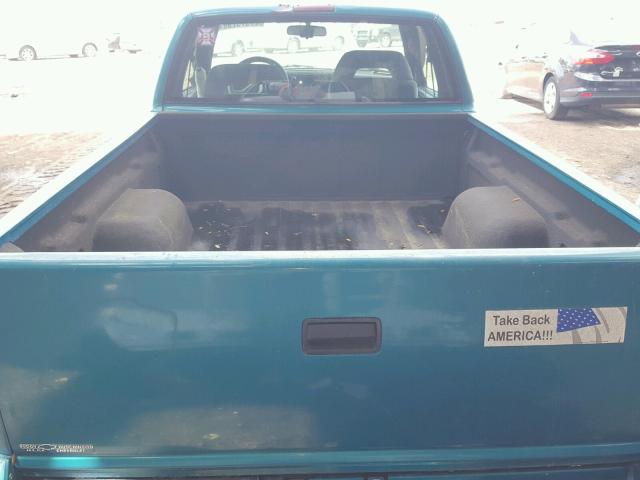 1GCCS19X2TK170723 - 1996 CHEVROLET S TRUCK S1 TEAL photo 9