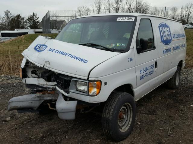 1FTNE24L5XHB07239 - 1999 FORD ECONOLINE WHITE photo 2