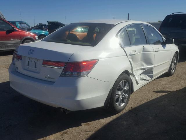 1HGCP2F62CA131527 - 2012 HONDA ACCORD SE WHITE photo 4