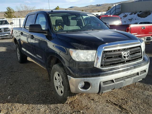 5TFDM5F11CX036777 - 2012 TOYOTA TUNDRA CRE BLACK photo 1