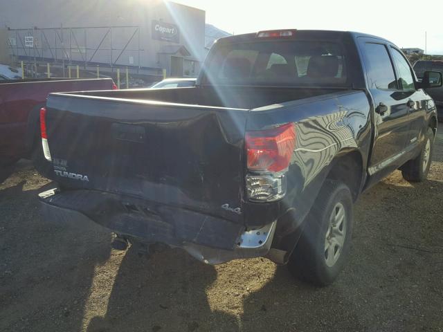 5TFDM5F11CX036777 - 2012 TOYOTA TUNDRA CRE BLACK photo 4