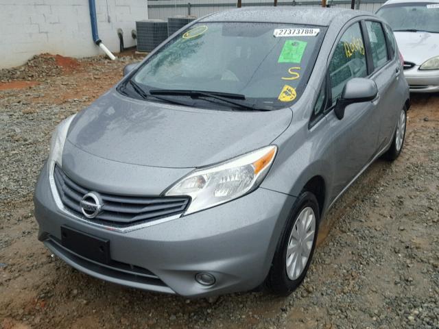 3N1CE2CP6EL411550 - 2014 NISSAN VERSA NOTE SILVER photo 2