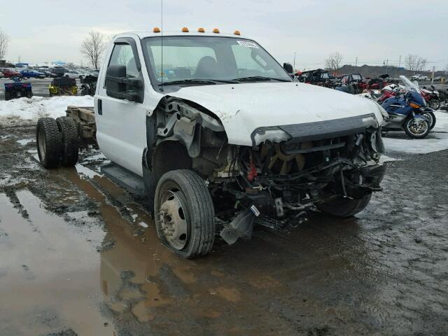 1FDAF56R29EA61528 - 2009 FORD F550 SUPER WHITE photo 1