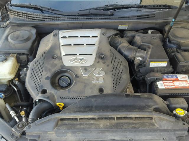 KMHFC46F56A097750 - 2006 HYUNDAI AZERA SE CHARCOAL photo 7