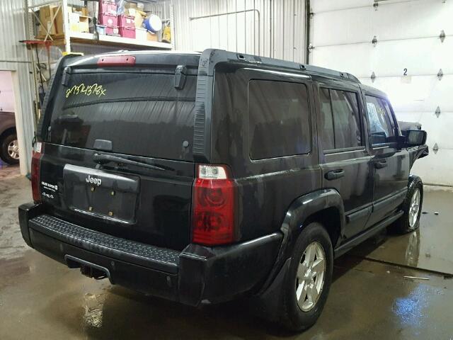 1J8HG48N56C155925 - 2006 JEEP COMMANDER BLACK photo 4
