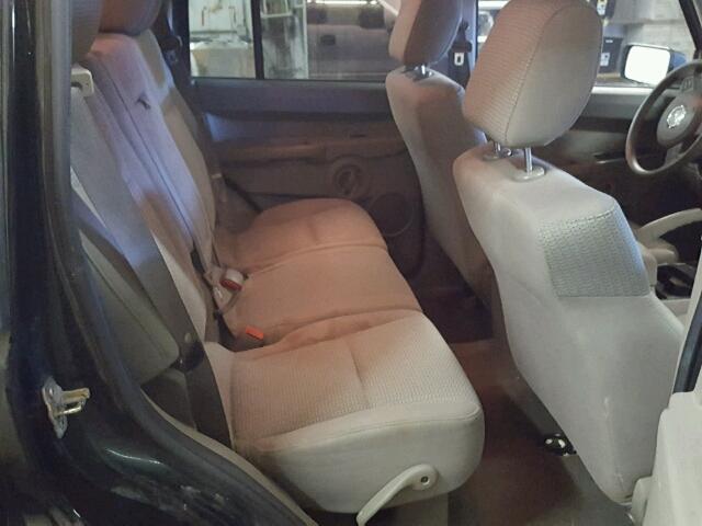 1J8HG48N56C155925 - 2006 JEEP COMMANDER BLACK photo 6