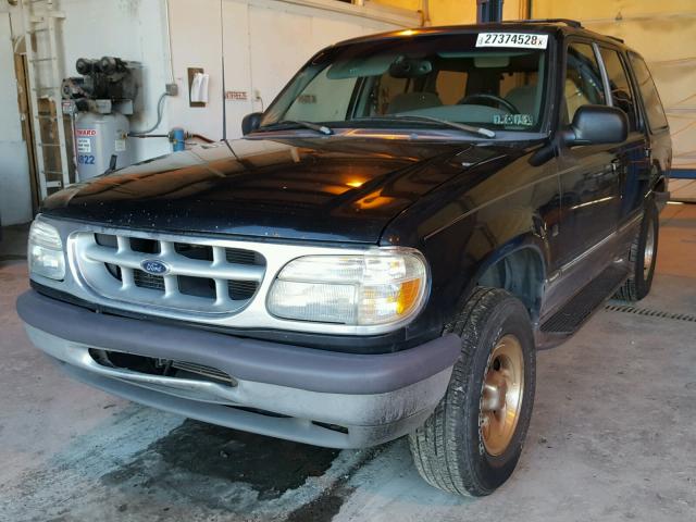 1FMDU35P7VZA84698 - 1997 FORD EXPLORER BLACK photo 2