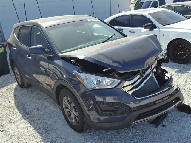 5XYZT3LB2GG352658 - 2016 HYUNDAI SANTA FE S BLUE photo 1