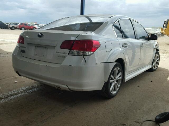 4S3BMBC68D3024088 - 2013 SUBARU LEGACY WHITE photo 4