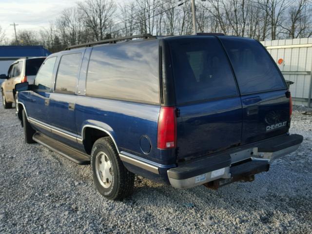 3GNEC16R8XG162898 - 1999 CHEVROLET SUBURBAN C BLUE photo 3