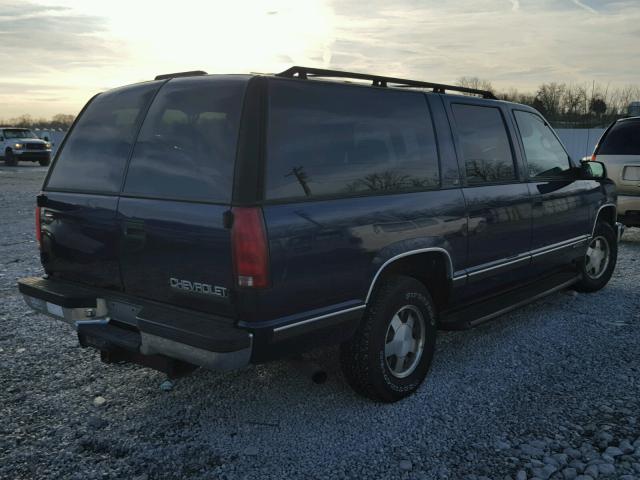 3GNEC16R8XG162898 - 1999 CHEVROLET SUBURBAN C BLUE photo 4