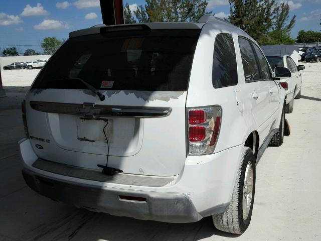 2CNDL63F566209547 - 2006 CHEVROLET EQUINOX LT WHITE photo 4