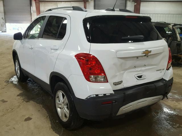 3GNCJPSB3GL278283 - 2016 CHEVROLET TRAX 1LT WHITE photo 3