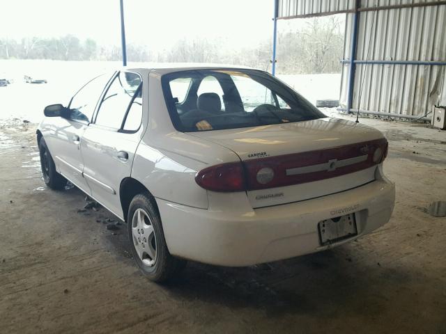 1G1JC52F437324857 - 2003 CHEVROLET CAVALIER WHITE photo 3