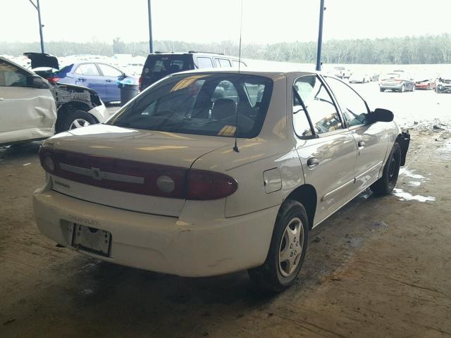 1G1JC52F437324857 - 2003 CHEVROLET CAVALIER WHITE photo 4