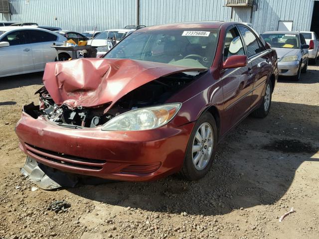 4T1BE30K62U106747 - 2002 TOYOTA CAMRY LE BURGUNDY photo 2