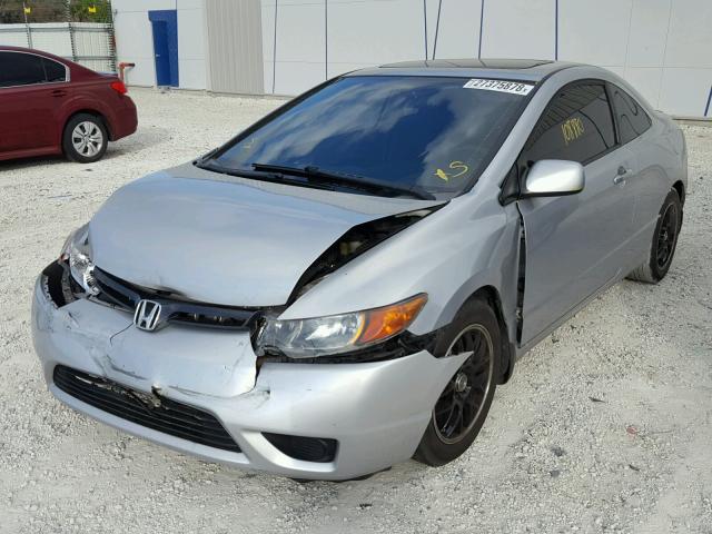 2HGFG11858H543594 - 2008 HONDA CIVIC EX ვერცხლისფერი ფოტო 2