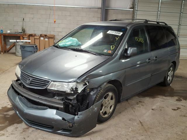 2HKRL1864YH541533 - 2000 HONDA ODYSSEY EX GRAY photo 2