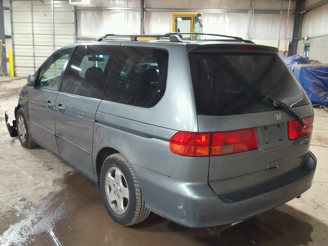 2HKRL1864YH541533 - 2000 HONDA ODYSSEY EX GRAY photo 3