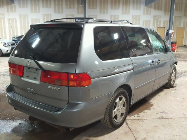 2HKRL1864YH541533 - 2000 HONDA ODYSSEY EX GRAY photo 4