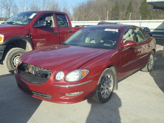 2G4WC582191122500 - 2009 BUICK LACROSSE C RED photo 2