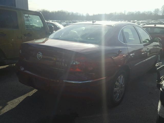 2G4WC582191122500 - 2009 BUICK LACROSSE C RED photo 4